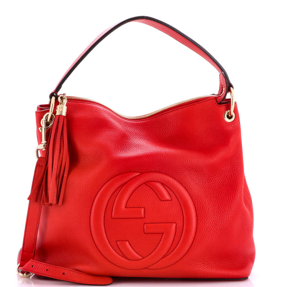 Gucci Large Soho Convertible Hobo Leather